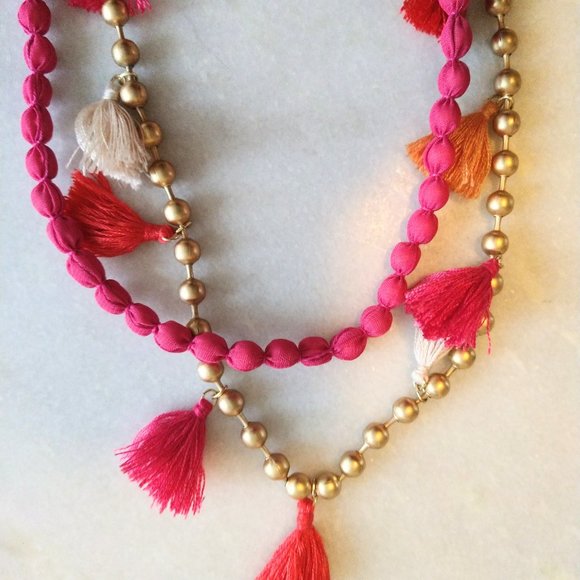 Chico Colorful bohemian tassel and beads necklace - Picture 2 of 4